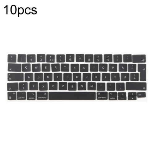 Lot de 10 touches de raccourci pour MacBook A2251, A2289, A2238 et A2338, version UK, langue : Norvège SH40091008-03